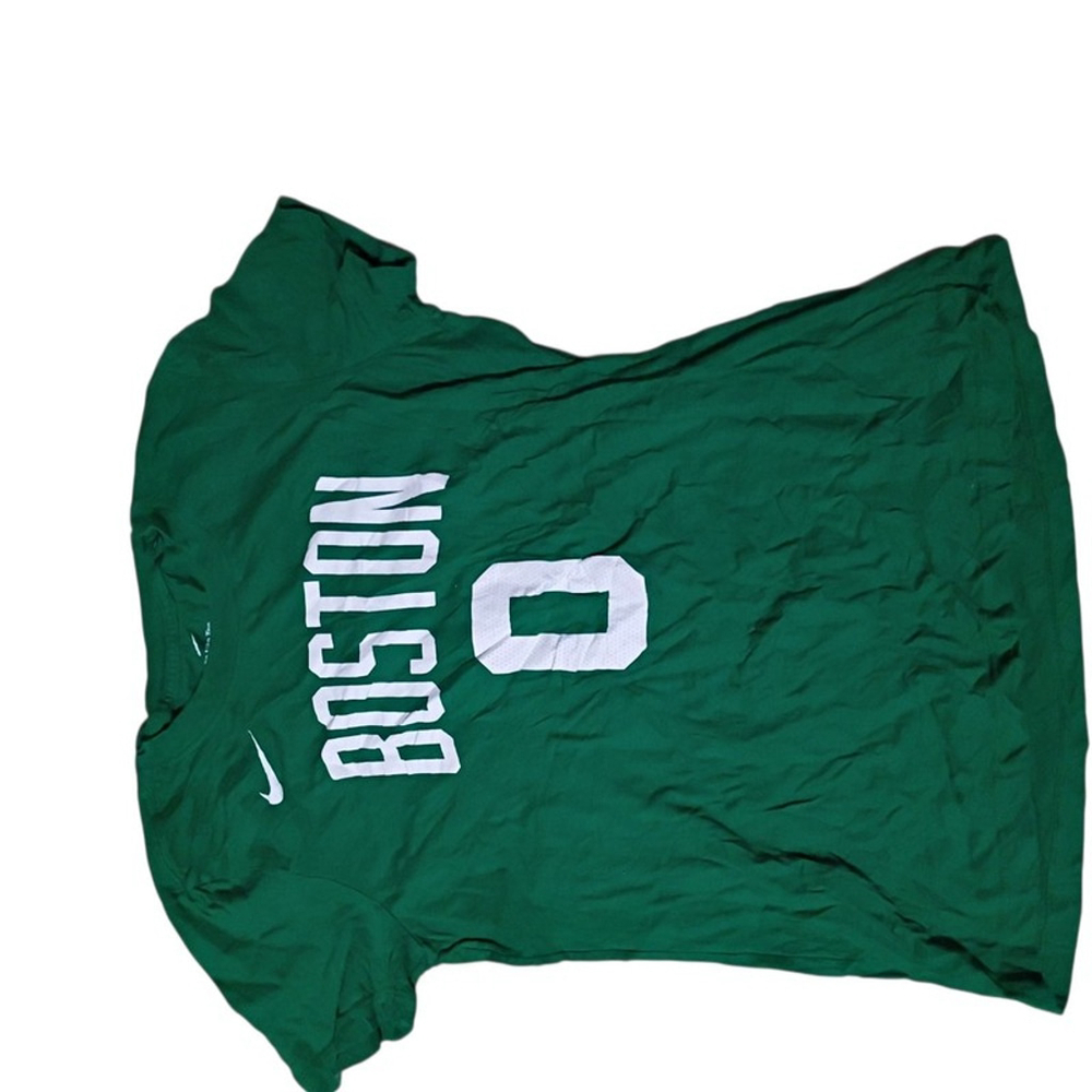 Nike Boston Celtics Jayson Tatum Youth Dri-Fit Green T-Shirt